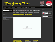 Tablet Screenshot of moengassogvarme.no
